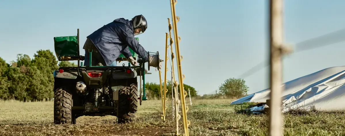 Instalación de boyero eléctrico