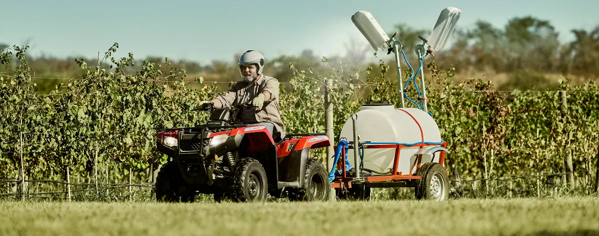Aplicación de herbicida