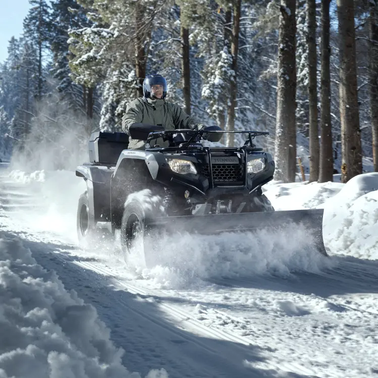Nivelación de caminos nevados